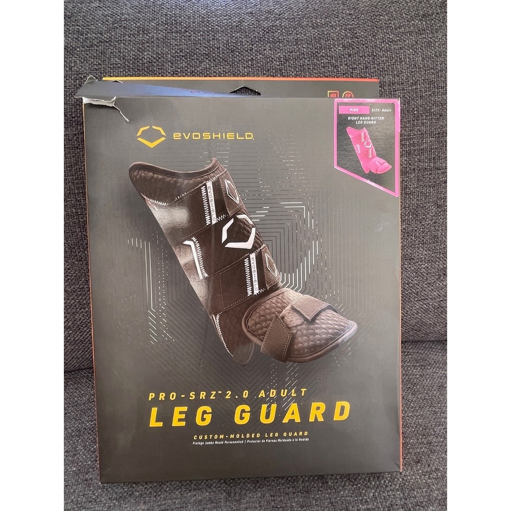 Evoshield PRO-SRZ 2.0 Baseball/Softball Batters Leg Guard - Pink - Right Hitter